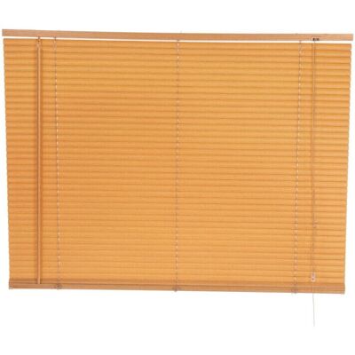 Oypla - PVC Teak Wood Grain - 120x150 cm - Venetian Blinds Oypla - PVC Teak Wood Grain - 120x150 cm - Venetian Blinds