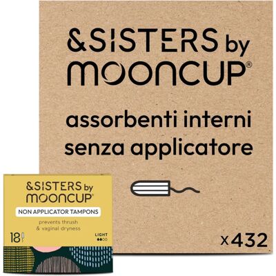 &SISTERS Toallas sanitarias de algodón orgánico - Paquete de 18 &SISTERS Toallas sanitarias de algodón orgánico - Paquete de 18