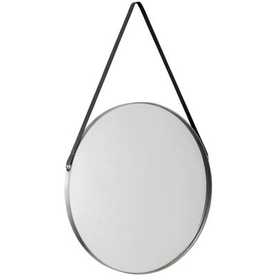 Julian Bowen Opera Round Pewter Mirror - Wall Mirror Julian Bowen Opera Round Pewter Mirror - Wall Mirror