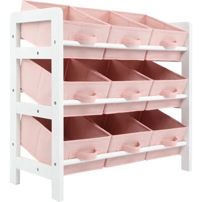 Charles Jacobs - 3 Tier Toy Storage - Pink - Toy Storage Charles Jacobs - 3 Tier Toy Storage - Pink - Toy Storage