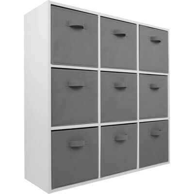 Charles Jacobs - White 9-Cube Open Book Shelf Charles Jacobs - White 9-Cube Open Book Shelf