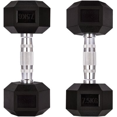 GYM MASTER - Hex Dumbbells - 1-30kg - Dumbbell Set GYM MASTER - Hex Dumbbells - 1-30kg - Dumbbell Set