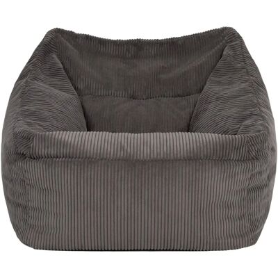 Icon Riesen Sitzsack-Sessel - Grau - 88x80x100cm - Sitzsack-Sessel Icon Riesen Sitzsack-Sessel - Grau - 88x80x100cm - Sitzsack-Sessel