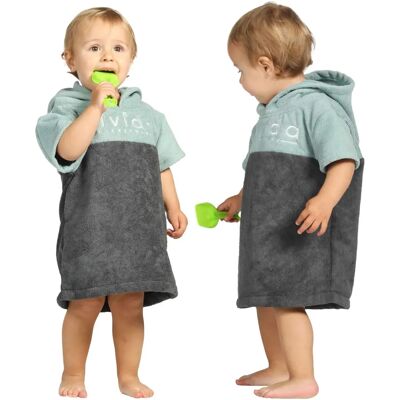 Poncho Essenziale Bebé Vivida Verde - Comodità e Impermeabile Poncho Essenziale Bebé Vivida Verde - Comodità e Impermeabile