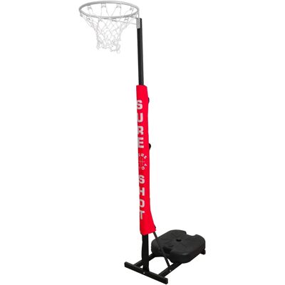 Sure Shot Prime Shot Netball Hoop - Adjustable, Safety Padding, Stable Base Sure Shot Prime Shot Netball Hoop - Adjustable, Safety Padding, Stable Base