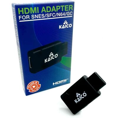 Kaico - HDMI Adapter - S-Video/Composite - Nintendo N64 Kaico - HDMI Adapter - S-Video/Composite - Nintendo N64