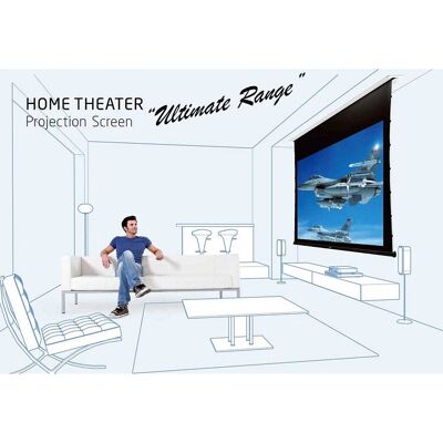 Sapphire C240WSF-AWOVEN 2.69m 16:9 Acoustic Transparent Projection Screen - Projection Screen Sapphire C240WSF-AWOVEN 2.69m 16:9 Acoustic Transparent Projection Screen - Projection Screen