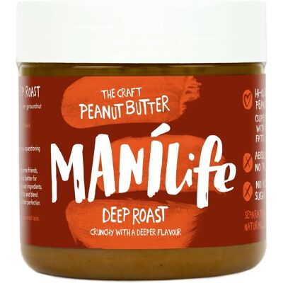 Manilife Deep Roast Crunchy - Peanut Butter Manilife Deep Roast Crunchy - Peanut Butter