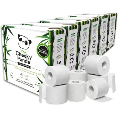 Cheeky Panda Papel Higiénico de Bambu 3 Camadas - Papel Higiénico Cheeky Panda Papel Higiénico de Bambu 3 Camadas - Papel Higiénico