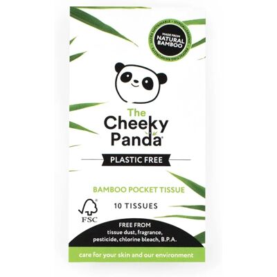 The Cheeky Panda Bamboo Pocket Tissues - Tissues The Cheeky Panda Bamboo Pocket Tissues - Tissues