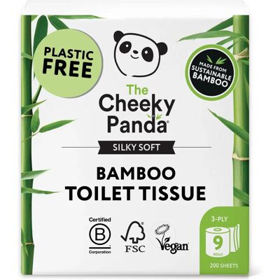 Cheeky Panda Bambus Toilettenpapier - 9 Walzen Cheeky Panda Bambus Toilettenpapier - 9 Walzen