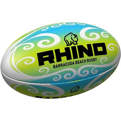 Rhino Barracuda Ballon de Rugby Légère pour Plage - Ballon de sport - Publicité Rhino Barracuda Ballon de Rugby Légère pour Plage - Ballon de sport - Publicité