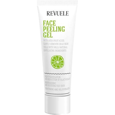 Revuele Face Peeling Gel AHA Fruit Acids - Blackhead Removing Facial Exfoliant Revuele Face Peeling Gel AHA Fruit Acids - Blackhead Removing Facial Exfoliant