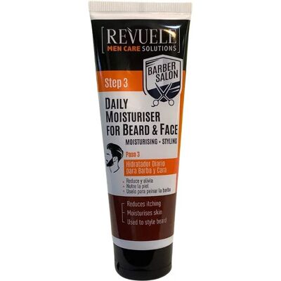 Revuele Men Care Solutions Barber Salon Hydraterende Creme - Gezicht & Baard Revuele Men Care Solutions Barber Salon Hydraterende Creme - Gezicht & Baard