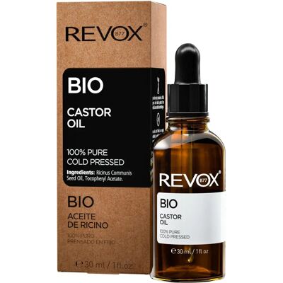 Revox Bio Rizinusöl 100% Rein - Vielseitiges Gesicht, Körper & Haar Revox Bio Rizinusöl 100% Rein - Vielseitiges Gesicht, Körper & Haar