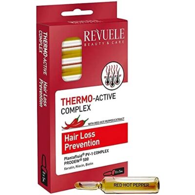 Revuele Complexe Thermo-Actif pour la Prevention de la Chute des Cheveux - 8x5ml Revuele Complexe Thermo-Actif pour la Prevention de la Chute des Cheveux - 8x5ml