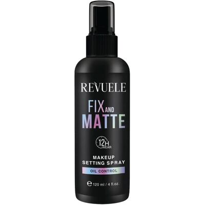 Revuele Fix And Matte Makeup Setting Spray - Long-lasting, Oil-absorbing Revuele Fix And Matte Makeup Setting Spray - Long-lasting, Oil-absorbing