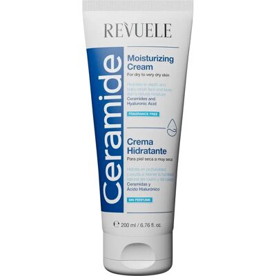 Revuele Ceramide Moisturizing Cream - Hydrating Face & Body - 200ml Revuele Ceramide Moisturizing Cream - Hydrating Face & Body - 200ml