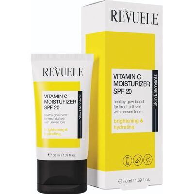 Revuele Vitamin C Moisturizer SPF 20 - Hydrating & Brightening Face Cream - 50ml Revuele Vitamin C Moisturizer SPF 20 - Hydrating & Brightening Face Cream - 50ml
