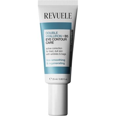 Revuele Double Hyaluron + B5 Eye Contour Care - Moisturizing Anti-Wrinkle Eye Cream 25ml Revuele Double Hyaluron + B5 Eye Contour Care - Moisturizing Anti-Wrinkle Eye Cream 25ml