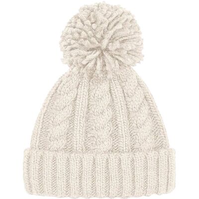 Beechfield Havregryn Tung Kabelstrik Beanie - Unisex Beechfield Havregryn Tung Kabelstrik Beanie - Unisex