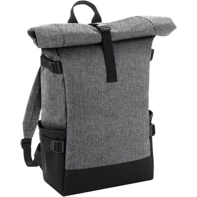 BagBase BG858 - 28 x 48 x 15 cm - grau-meliert/schwarz - Rucksack BagBase BG858 - 28 x 48 x 15 cm - grau-meliert/schwarz - Rucksack