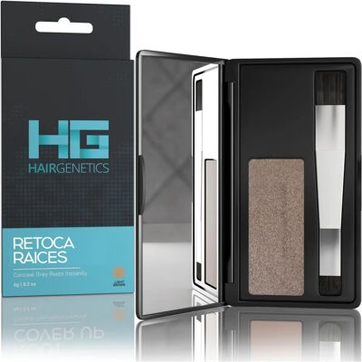 Hair Genetics - Root Cover Up - Castanho Claro - Root Concealer Hair Genetics - Root Cover Up - Castanho Claro - Root Concealer