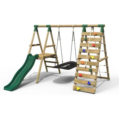 Onyx - Rebo - Green - Wood - Swing set Onyx - Rebo - Green - Wood - Swing set