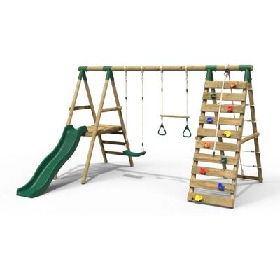 Jasper - Rebo - Wooden - Deck Slide - Swing Set Jasper - Rebo - Wooden - Deck Slide - Swing Set