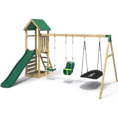Snowdon - Rebo Adventure - Wood - Swing Set - Playset Snowdon - Rebo Adventure - Wood - Swing Set - Playset