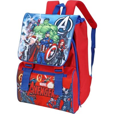 Marvel Avengers 40cm Square Backpack - Kids - Red/Navy Marvel Avengers 40cm Square Backpack - Kids - Red/Navy