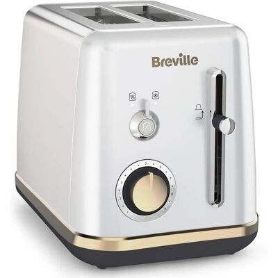 Grille-pain Breville VTT935X-01 850W - 2 Tranches, Gris - Publicité Grille-pain Breville VTT935X-01 850W - 2 Tranches, Gris - Publicité
