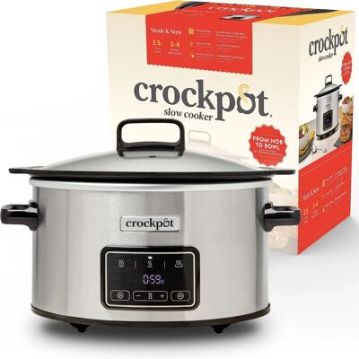 Crockpot CSC111X - Argent - Ragoût de Cuisson Lent - Publicité Crockpot CSC111X - Argent - Ragoût de Cuisson Lent - Publicité