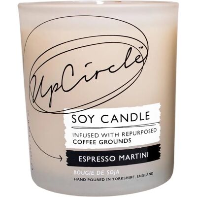 UpCircle Espresso Martini Soy Candle - 180ml - Natural, Vegan, Recycled Coffee Grounds UpCircle Espresso Martini Soy Candle - 180ml - Natural, Vegan, Recycled Coffee Grounds