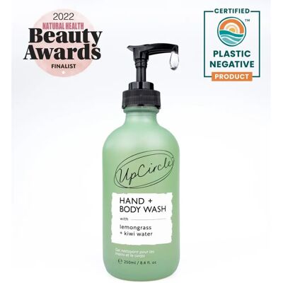 UpCircle Kiwi Water Liquid Soap - Hand & Body Wash - 250ml UpCircle Kiwi Water Liquid Soap - Hand & Body Wash - 250ml