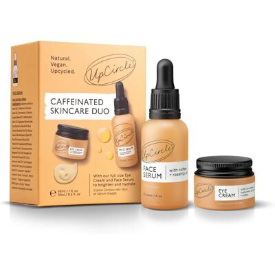 UpCircle Upcircle Caffeinated Skincare Duo - Brightening & Hydrating UpCircle Upcircle Caffeinated Skincare Duo - Brightening & Hydrating