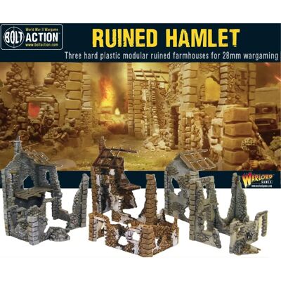 Warlord Games Ruined Hamlet - rozszerzenie do gier figurkowych Warlord Games Ruined Hamlet - rozszerzenie do gier figurkowych