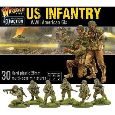 Warlord Games US Piechota - Miniatury WWII - 28mm Warlord Games US Piechota - Miniatury WWII - 28mm