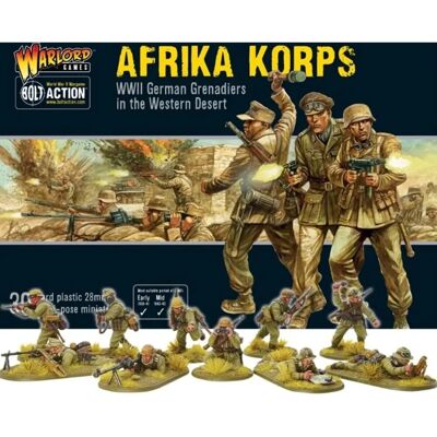 Dodatek do gier figurkowych Afrika Korps Infantry - Warlord Games Dodatek do gier figurkowych Afrika Korps Infantry - Warlord Games