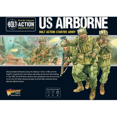 Warlord Games US Airborne Army Początkowa - Gra Miniatur Warlord Games US Airborne Army Początkowa - Gra Miniatur