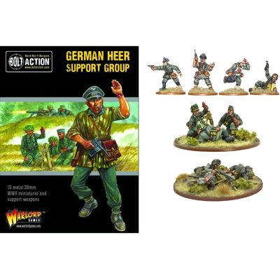 Warlord Games - WL-402212006 - Deutsche Heer Support Gruppe - Publicité Warlord Games - WL-402212006 - Deutsche Heer Support Gruppe - Publicité