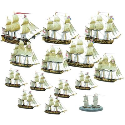 Warlord Games - Royal Navy Fleet 1770-1830 - Figure game add-on Warlord Games - Royal Navy Fleet 1770-1830 - Figure game add-on