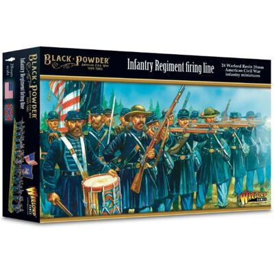 Warlord Games Amerykańska wojna secesyjna: dodatek do linii ognia pułku piechoty Warlord Games Amerykańska wojna secesyjna: dodatek do linii ognia pułku piechoty