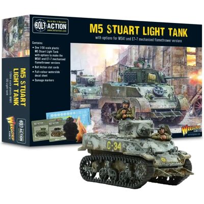 Rozszerzenie gry figurkowej M5 Stuart - Warlord Games Rozszerzenie gry figurkowej M5 Stuart - Warlord Games