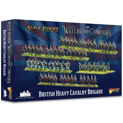 Warlord Games Cavalerie Lourde Britannique Waterloo - Extension Batailles Épiques - Publicité Warlord Games Cavalerie Lourde Britannique Waterloo - Extension Batailles Épiques - Publicité