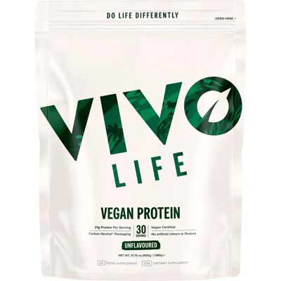 Vivo life Wegański protein - Bez smaku - 900g Vivo life Wegański protein - Bez smaku - 900g