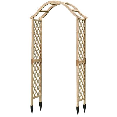 Unknown - Selections - Tan - Ground Spikes - Garden Arch Unknown - Selections - Tan - Ground Spikes - Garden Arch