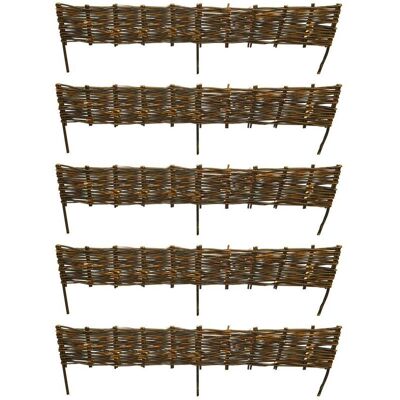 Willow - Hurdles - 120cm - 20cm - Lawn Edging Willow - Hurdles - 120cm - 20cm - Lawn Edging