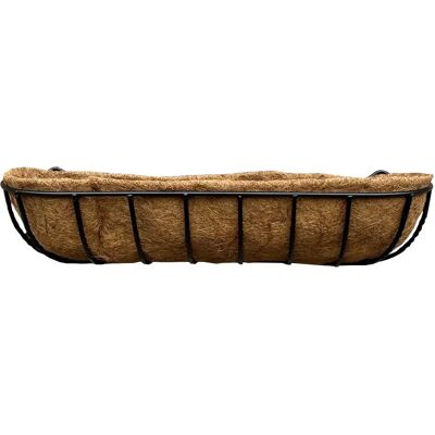 Selections - Garden Wall Basket Planter - Black - Planter Selections - Garden Wall Basket Planter - Black - Planter