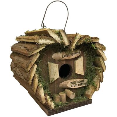 Generic - Love Bird Nest Box - Wooden - Hanging - Birdhouse Generic - Love Bird Nest Box - Wooden - Hanging - Birdhouse